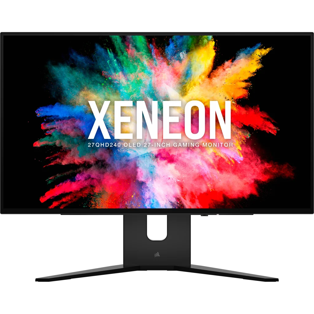CORSAIR XENEON 27QHD240 OLED 27-Inch Gaming Monitor, 2560 x 1440, 240Hz,  0.03ms GtG, HDR with 1000nit Peak Brightness, 1.5M:1 Contrast Ratio, 1.07
