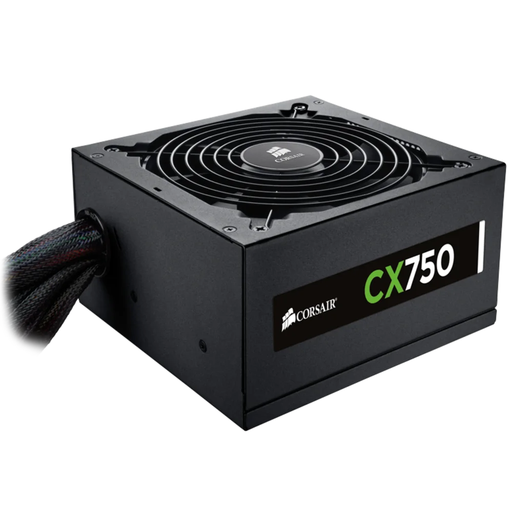 CX750 — 80 PLUS® Bronze Certified Power Supply (UK Plug)