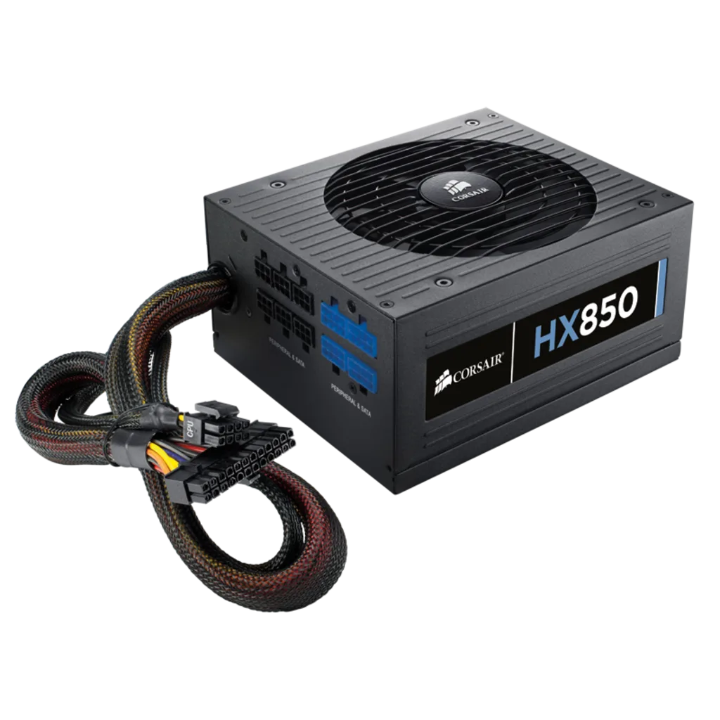 HX Series™ HX850 Power Supply — 850 Watt 80 PLUS® Gold Certified