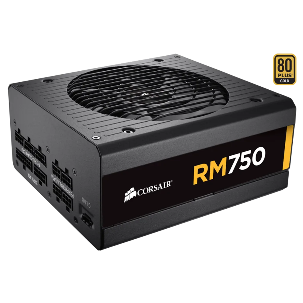 RM Series™ RM750 — 750 Watt 80 PLUS® Gold Certified Fully Modular PSU ...
