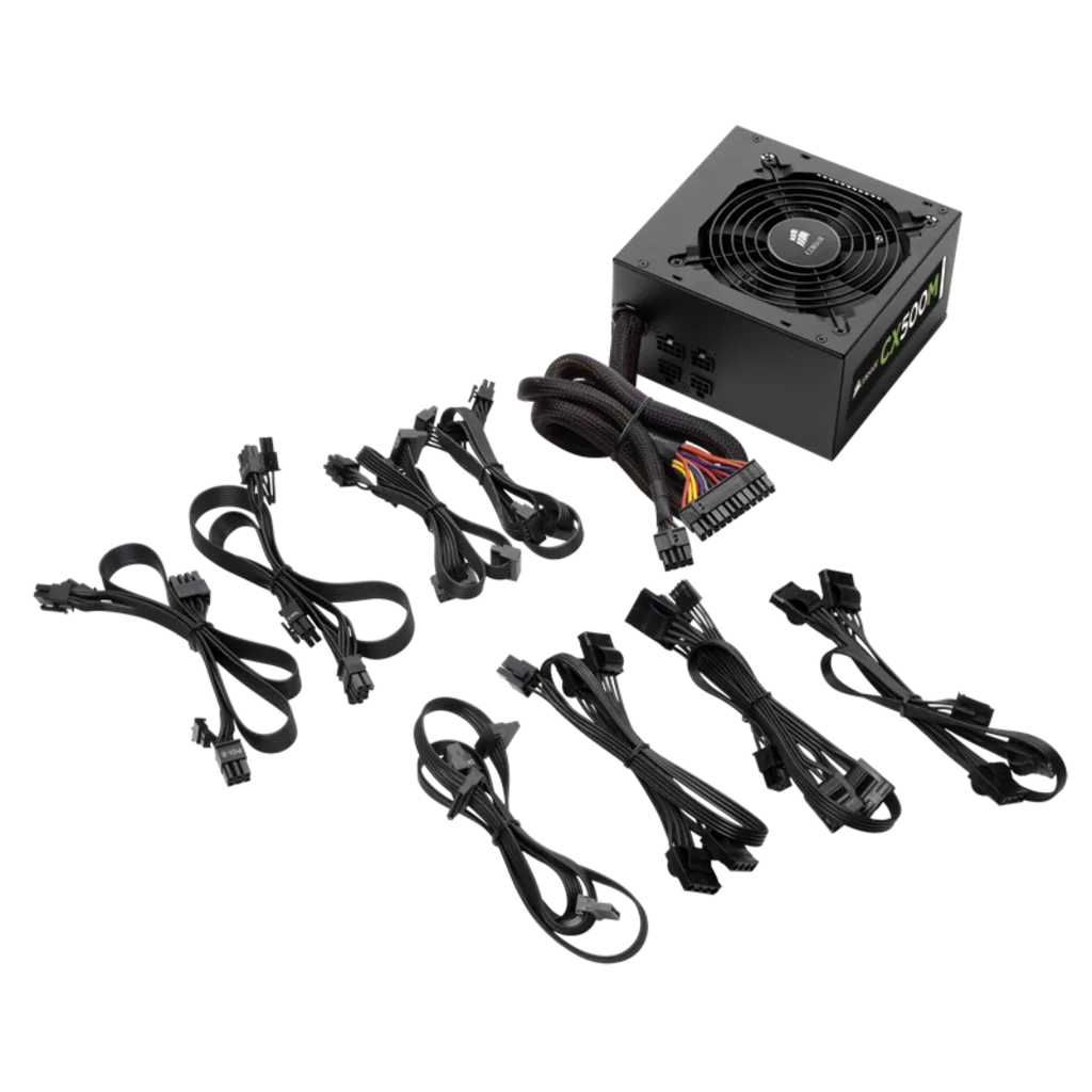 CX Series™ Modular CX500M ATX Power Supply — 500 Watt 80 PLUS