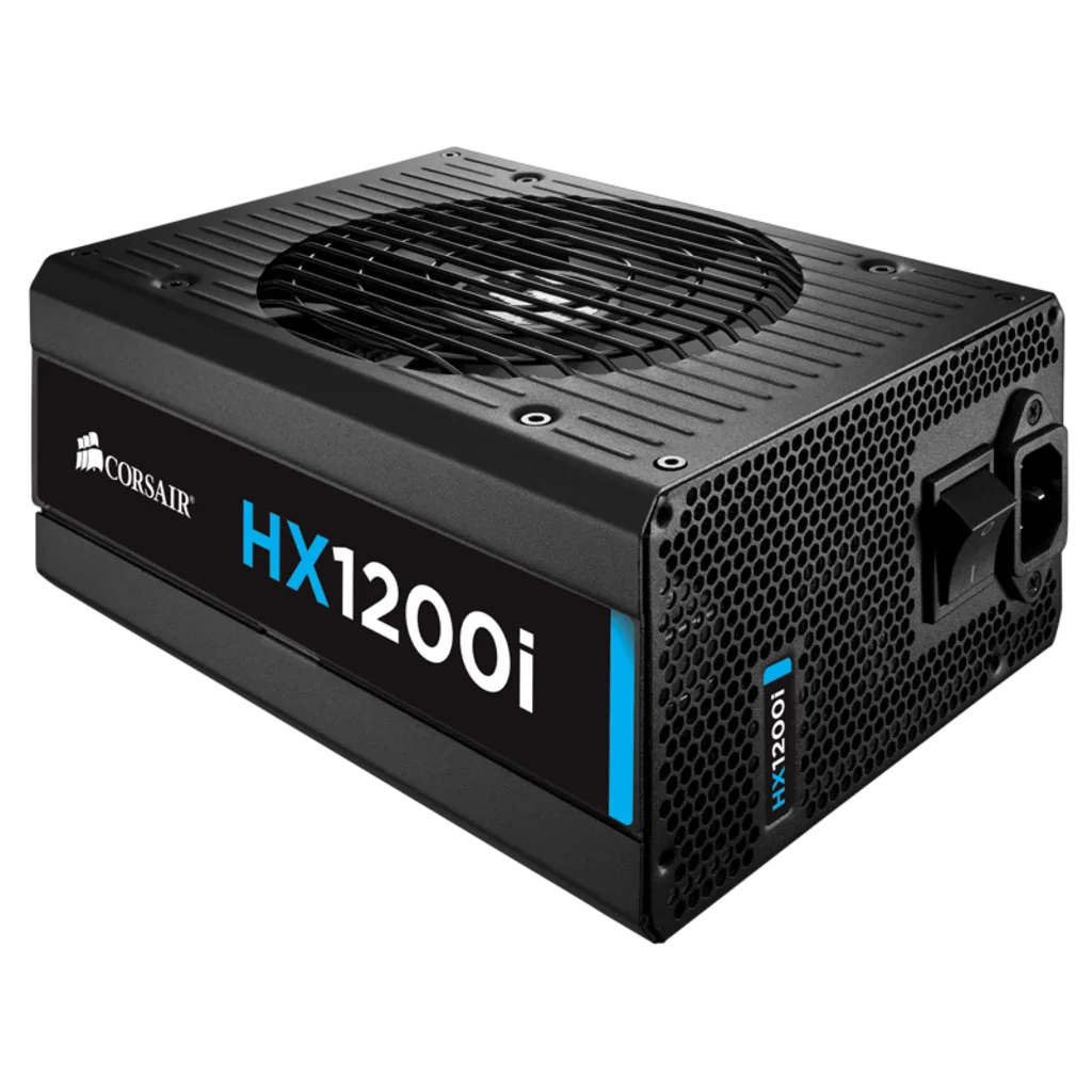 HXi Series™ HX1200i High-Performance ATX Power Supply — 1200 Watt 80 Plus® PLATINUM Certified PSU (UK Plug)