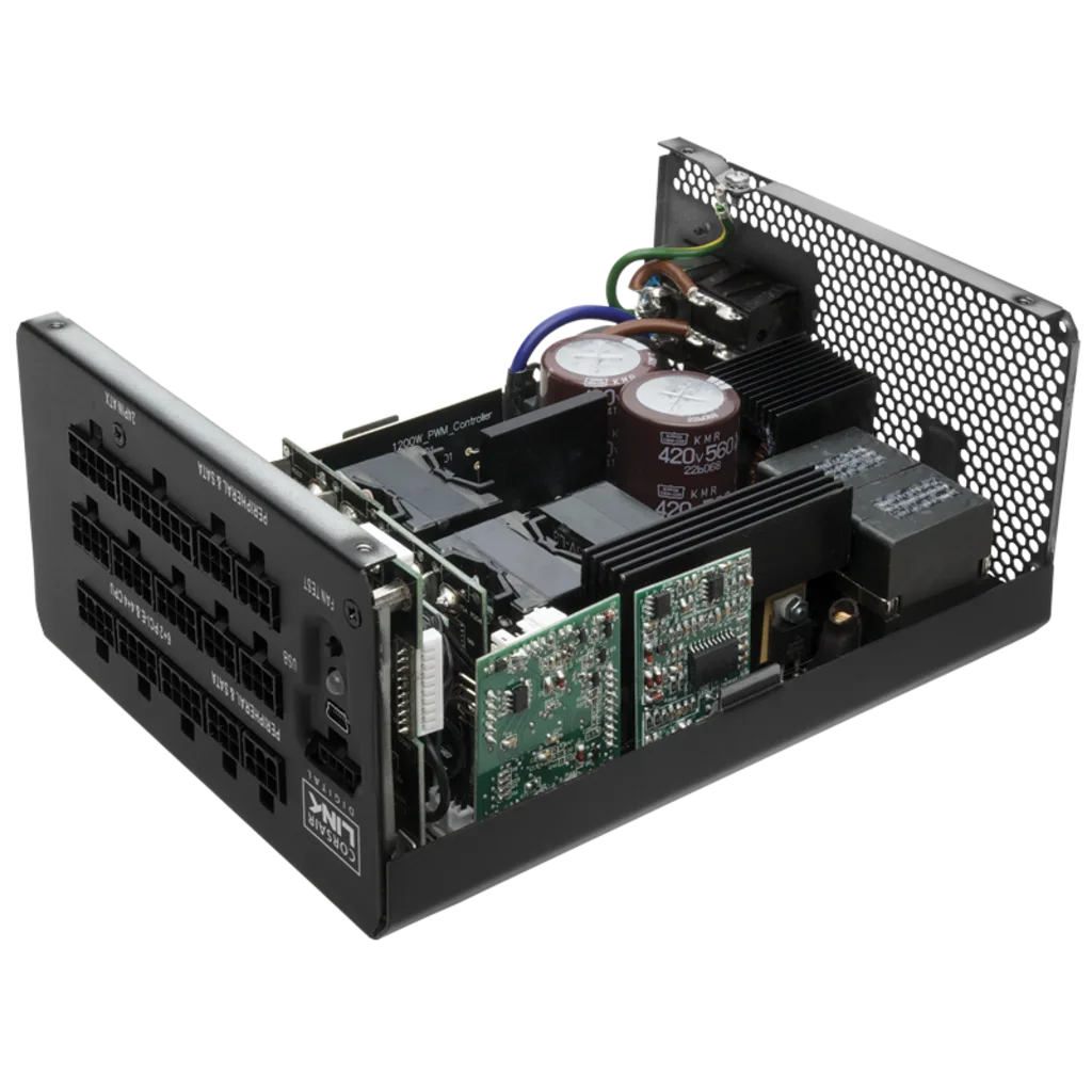 HXi Series™ HX1200i High-Performance ATX Power Supply — 1200 Watt 80 Plus® PLATINUM Certified PSU (UK Plug)