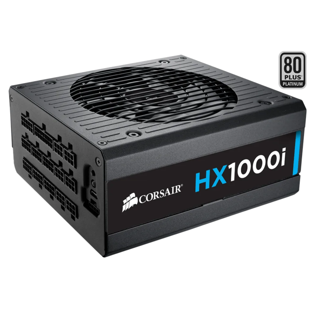 HXi Series™ HX1000i High-Performance ATX Power Supply — 1000 Watt 80 Plus®  PLATINUM Certified PSU (KR Plug)