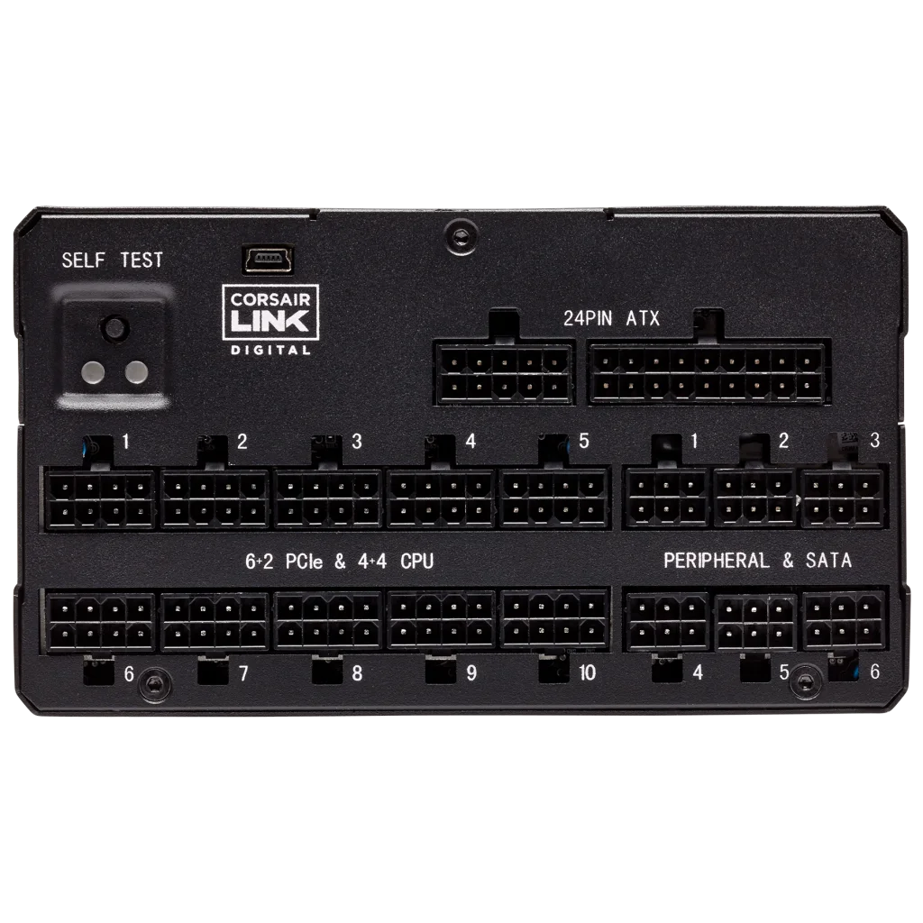 電源ユニット Corsair AX1600i 1600W 80PLUS TITANIUM AX1600i Digital ATX Power Supply — 1600 Watt Fully-Modular