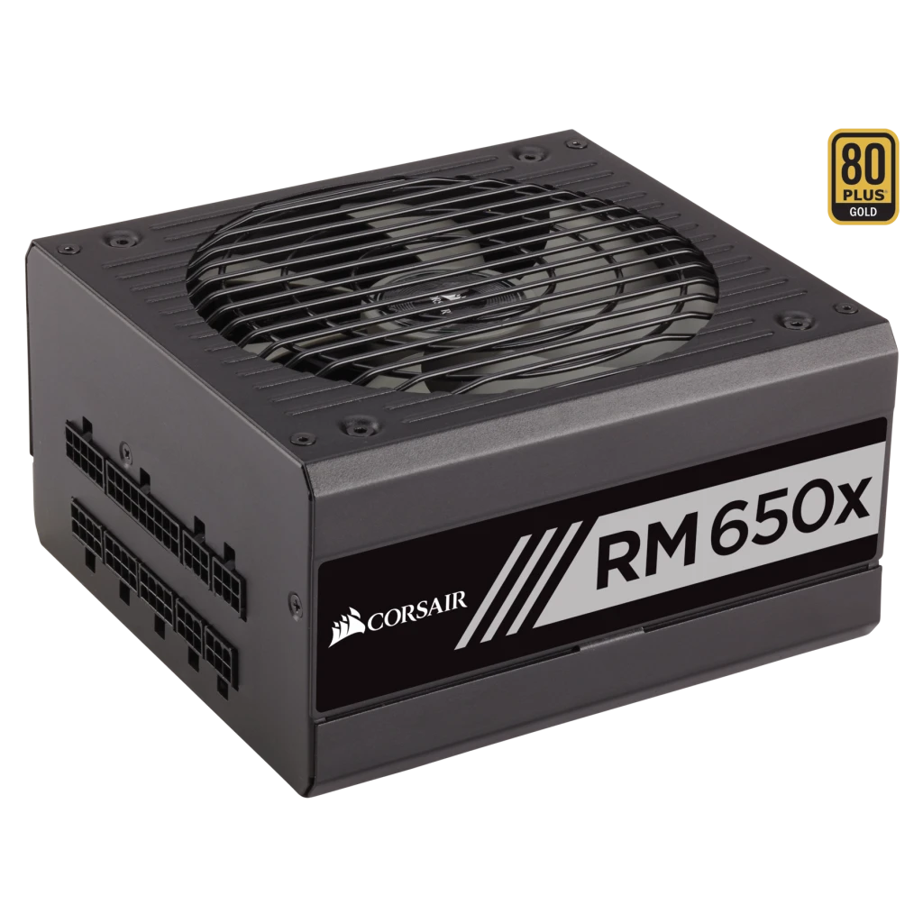 RMx Series™ RM650x — 650 Watt 80 PLUS® Gold Certified Fully