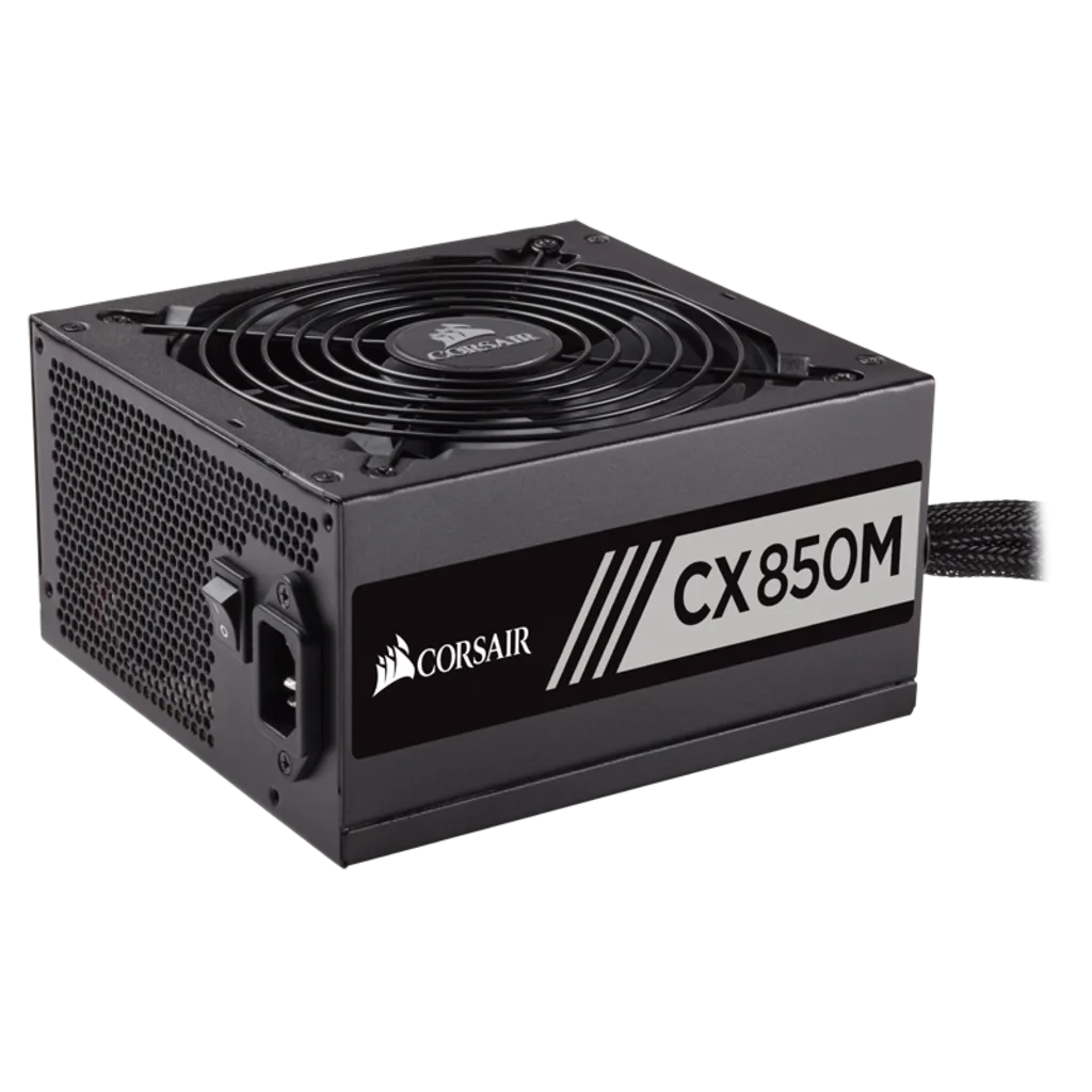 CiT FX Pro 600W Power Supply , Non-Modular, APFC, Japanese TK Main Capacitor, 80 Plus Bronze, 88% Efficiency, 14 Cm Fan, For Professional Gamers | Black - View #3