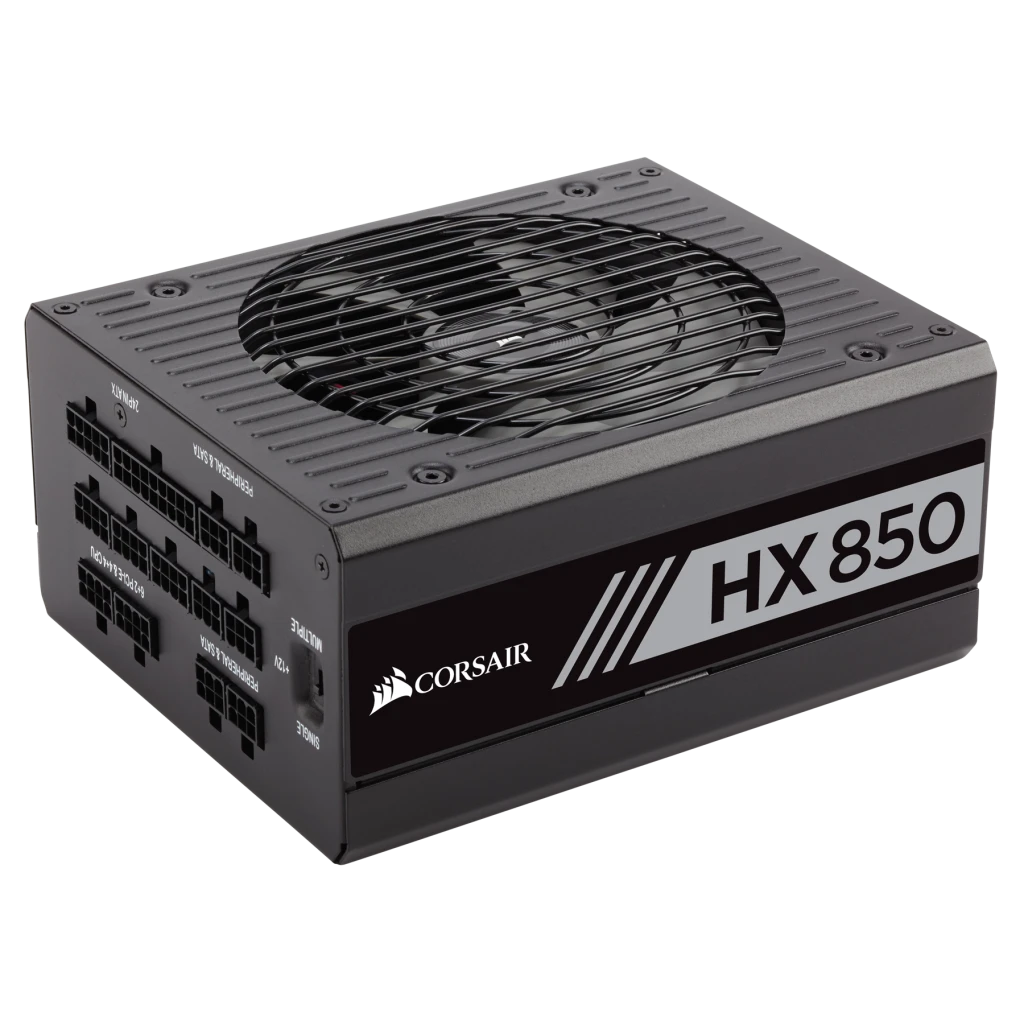 HX Series™ HX850 — 850 Watt 80 PLUS® PLATINUM Certified Fully Modular PSU