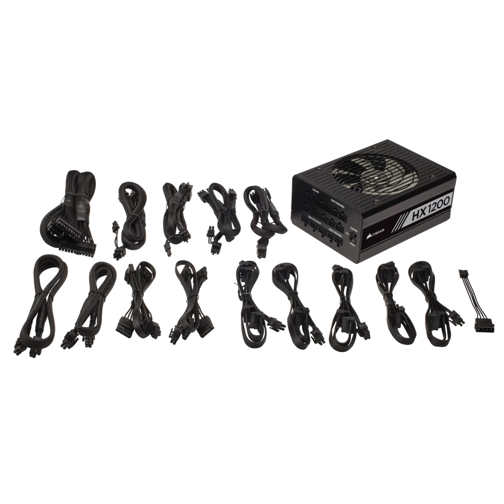 HX Series™ HX1200 — 1200 Watt 80 PLUS® PLATINUM Certified Fully