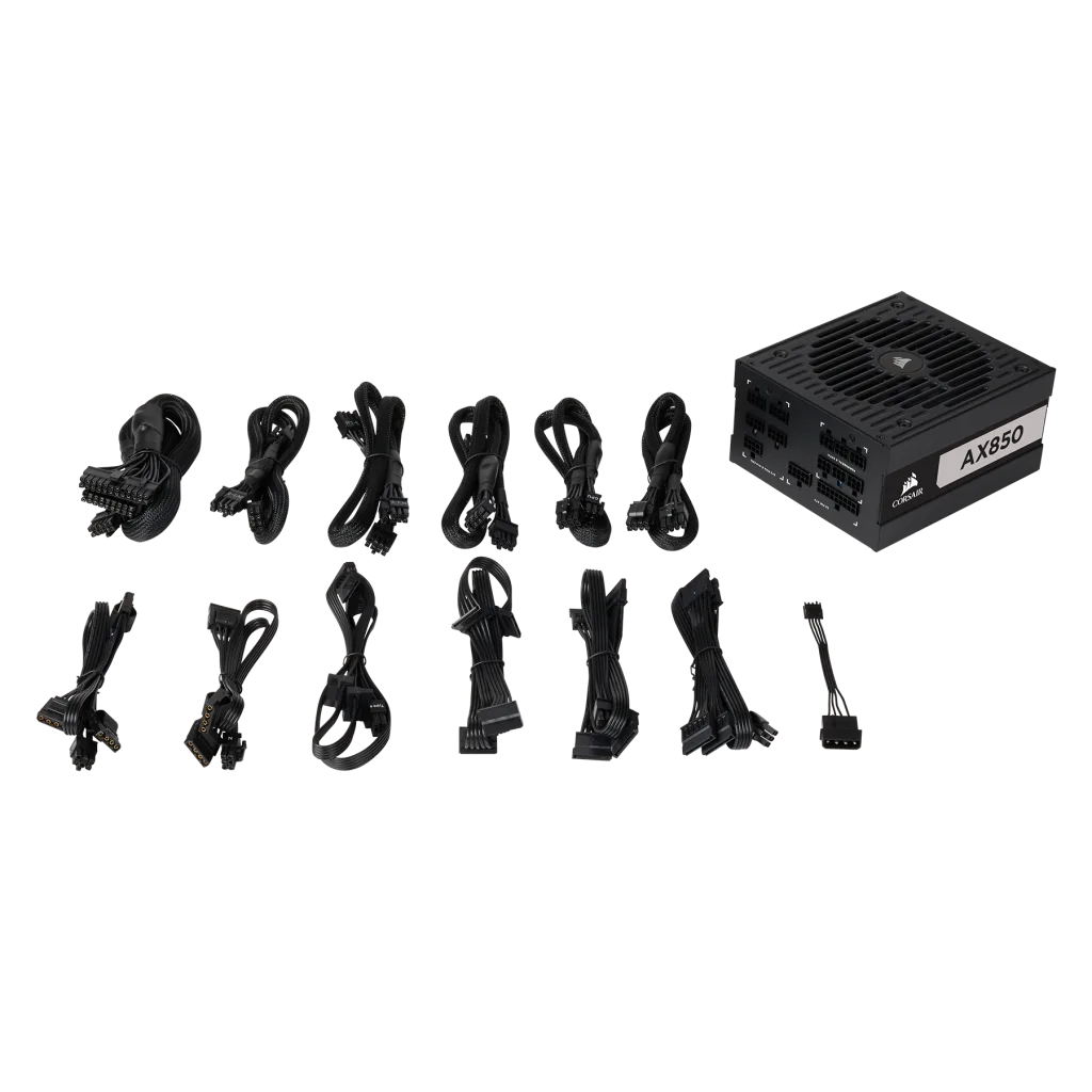 AX Series™ AX850 — 850 Watt 80 PLUS® Titanium Certified