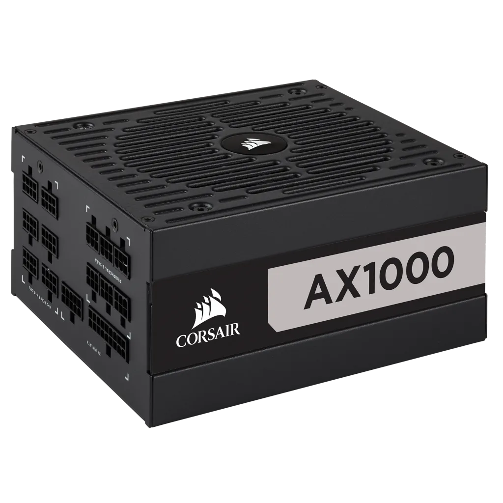 最上の品質な 80 Watt 1000 — AX1000 Series™ AX PLUS® Certified Titanium 電源ユニット