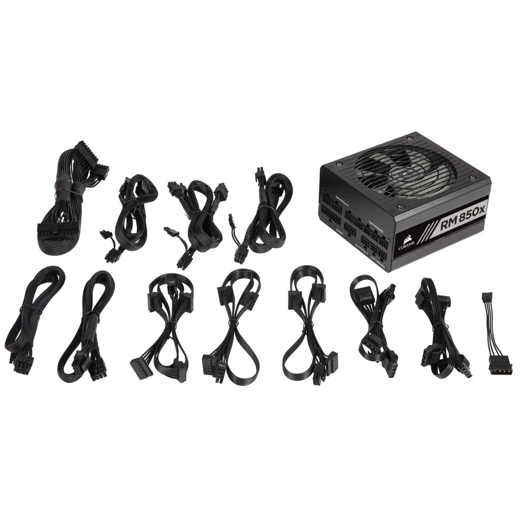 RMx Series™ RM850x — 850 Watt 80 PLUS® Gold Certified Fully Modular PSU (JP)
