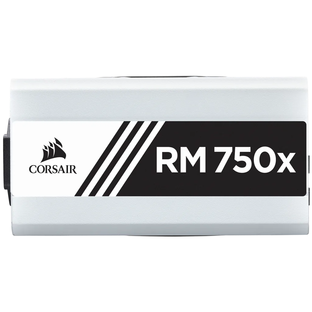 RMx White Series™ RM750x — 750 Watt 80 PLUS® Gold Certified Fully