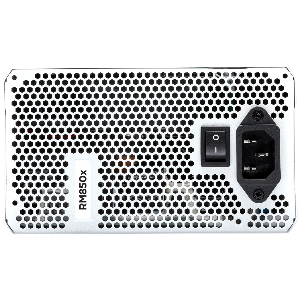 RMx White Series™ RM850x — 850 Watt 80 PLUS® Gold Certified Fully Modular  PSU