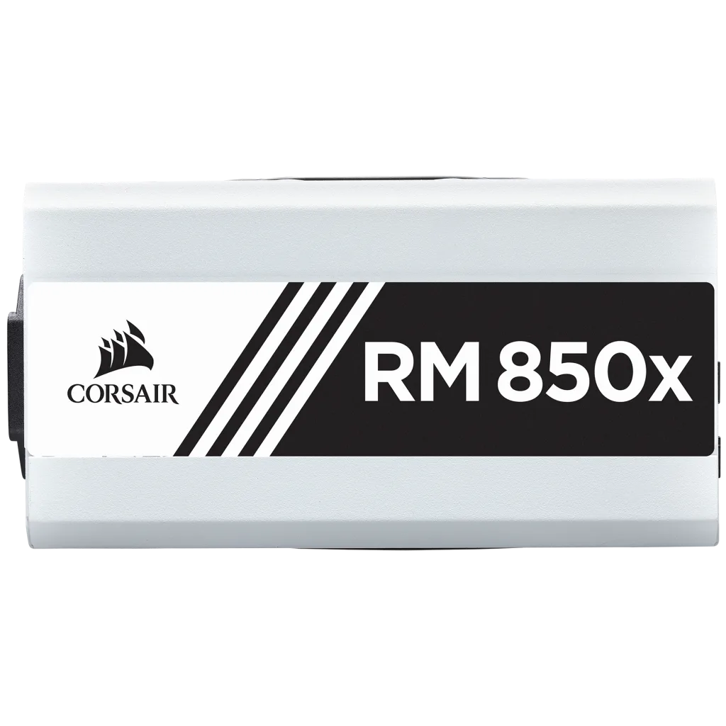 RMx White Series™ RM850x — 850 Watt 80 PLUS® Gold Certified Fully Modular  PSU (UK)