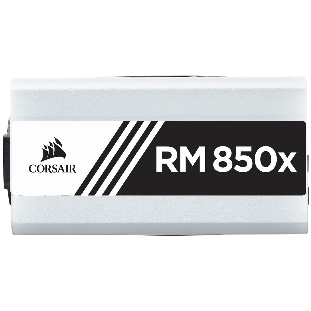 RMx White Series™ RM850x — 850 Watt 80 PLUS® Gold Certified Fully Modular PSU (UK)