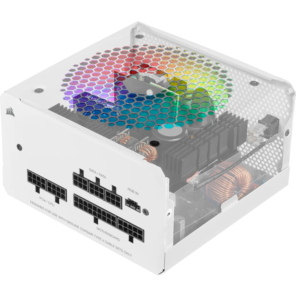 CX Series™ CX550F RGB White — 550 Watt 80 Plus® Bronze