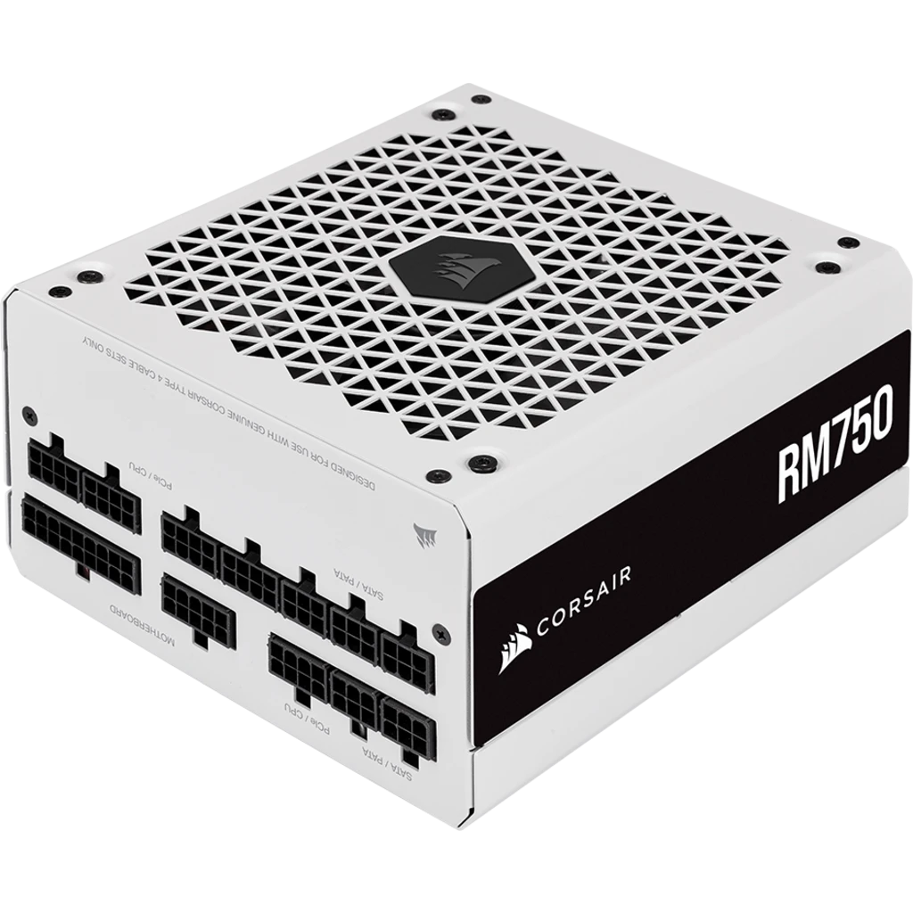RM White Series™ RM750 — 750 Watt 80 PLUS Gold Fully Modular ATX PSU