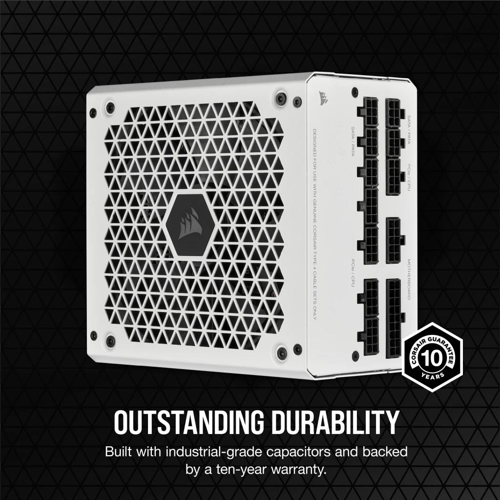 RM White Series™ RM750 — 750 Watt 80 PLUS Gold Fully Modular ATX PSU (EU)