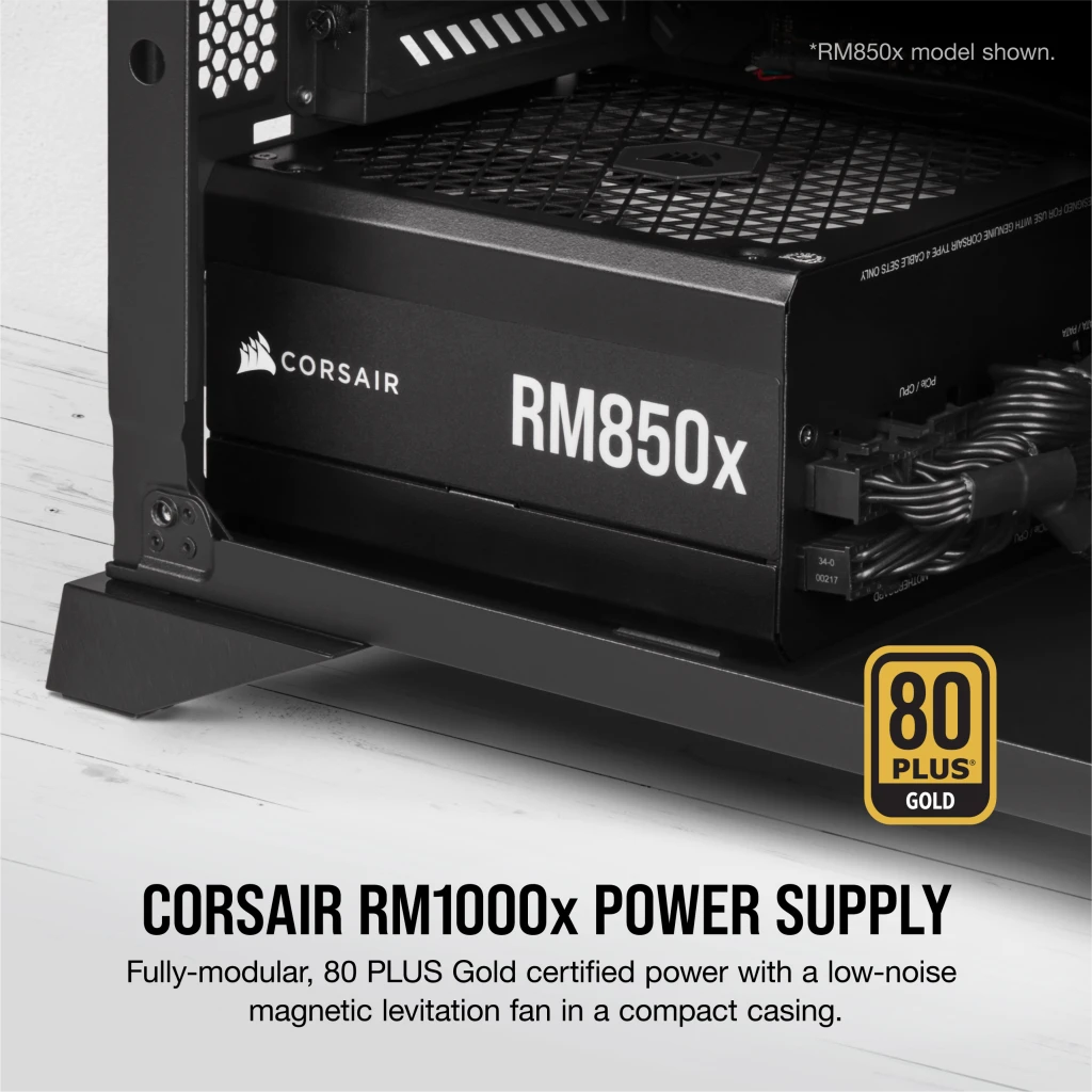 RMx Series™ RM1000x — 1000 Watt 80 PLUS Gold Fully Modular ATX PSU