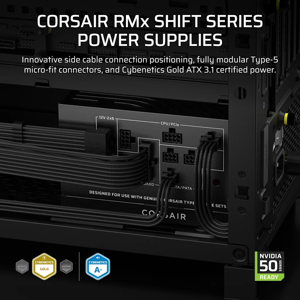 RM750x SHIFT フルモジュラーATX電源 (JP)