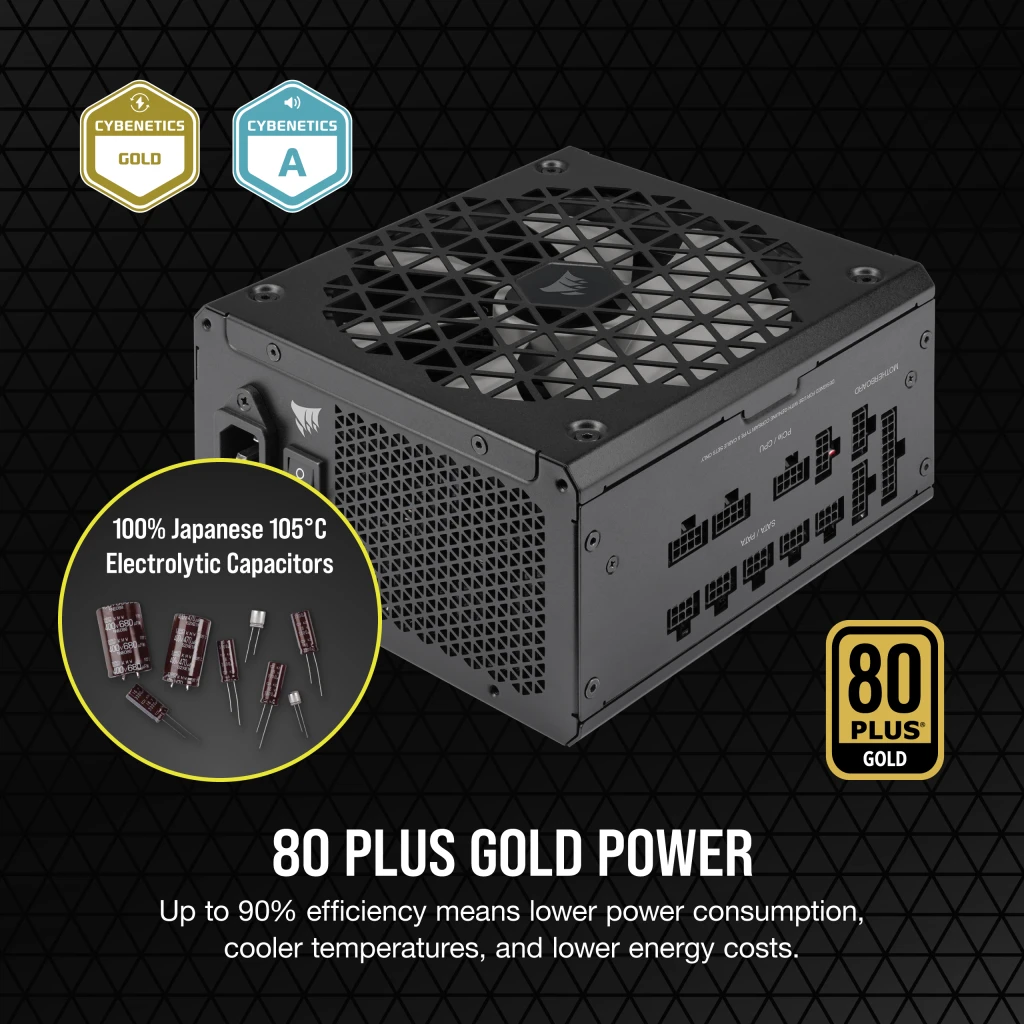 RM850x SHIFT 80 PLUS Gold Fully Modular ATX Power Supply (Revival