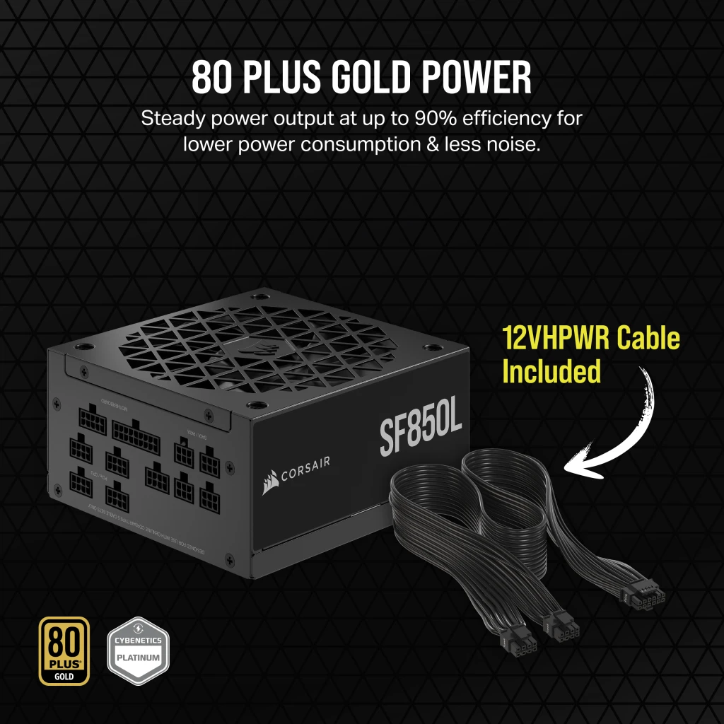 SF-L Series™ SF850L Fully Modular Low-Noise SFX Power Supply