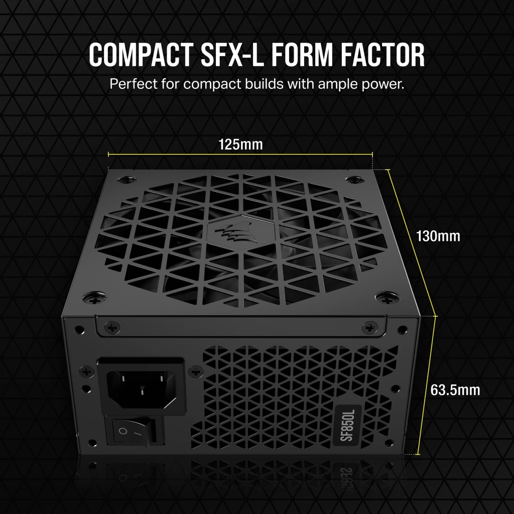 SF-L Series™ SF850L Fully Modular Low-Noise SFX Power Supply