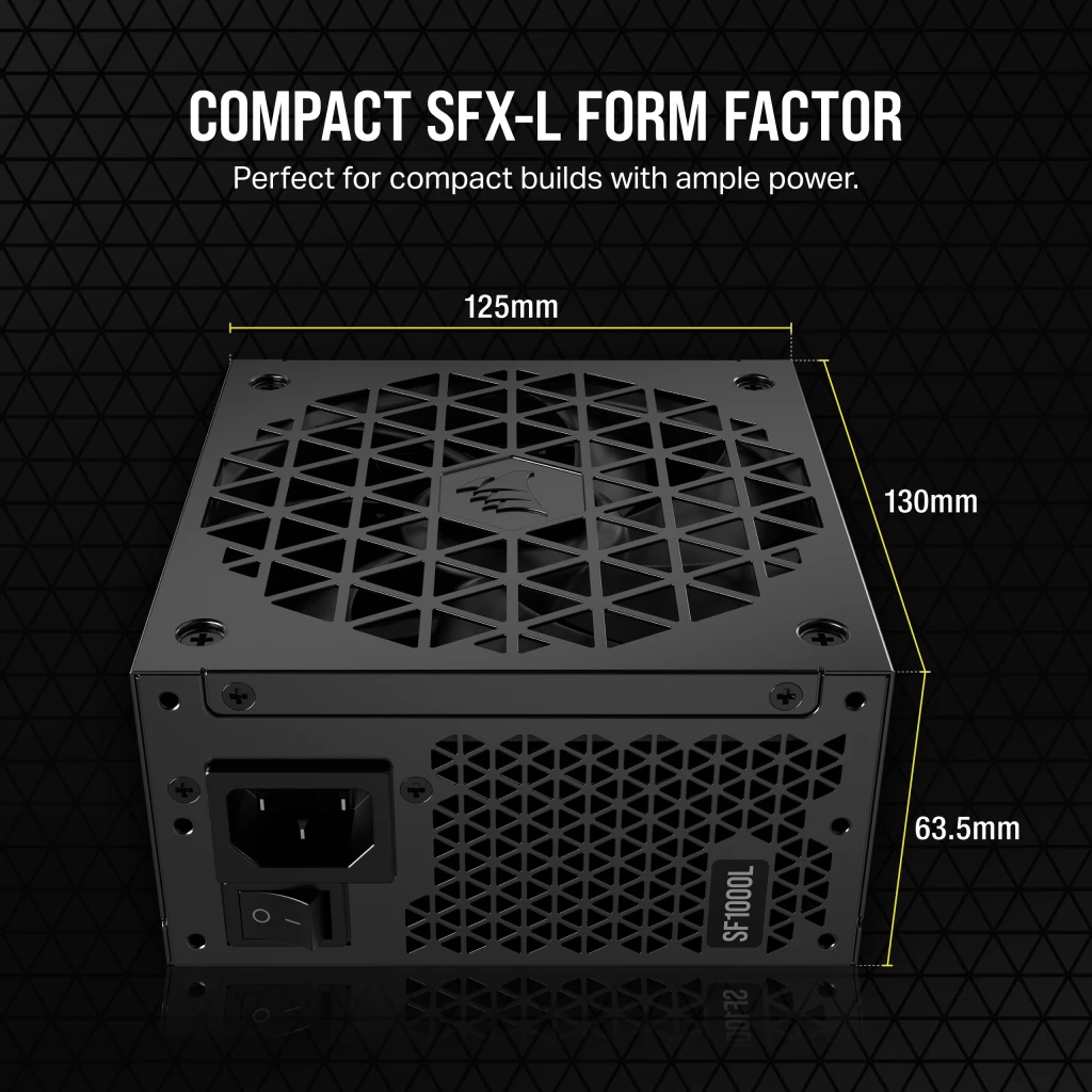 SF-L Series™ SF1000L Fully Modular Low-Noise SFX Power Supply (EU)