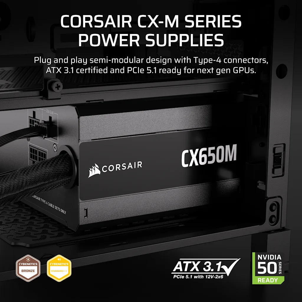 最大 650W の電源 (PSU) | CORSAIR