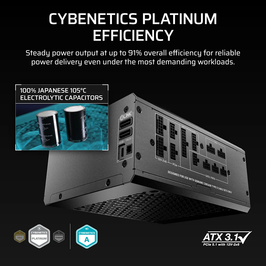 新品交換品CORSAIR HXi Series HX1500i 電源ユニット 新品交換品