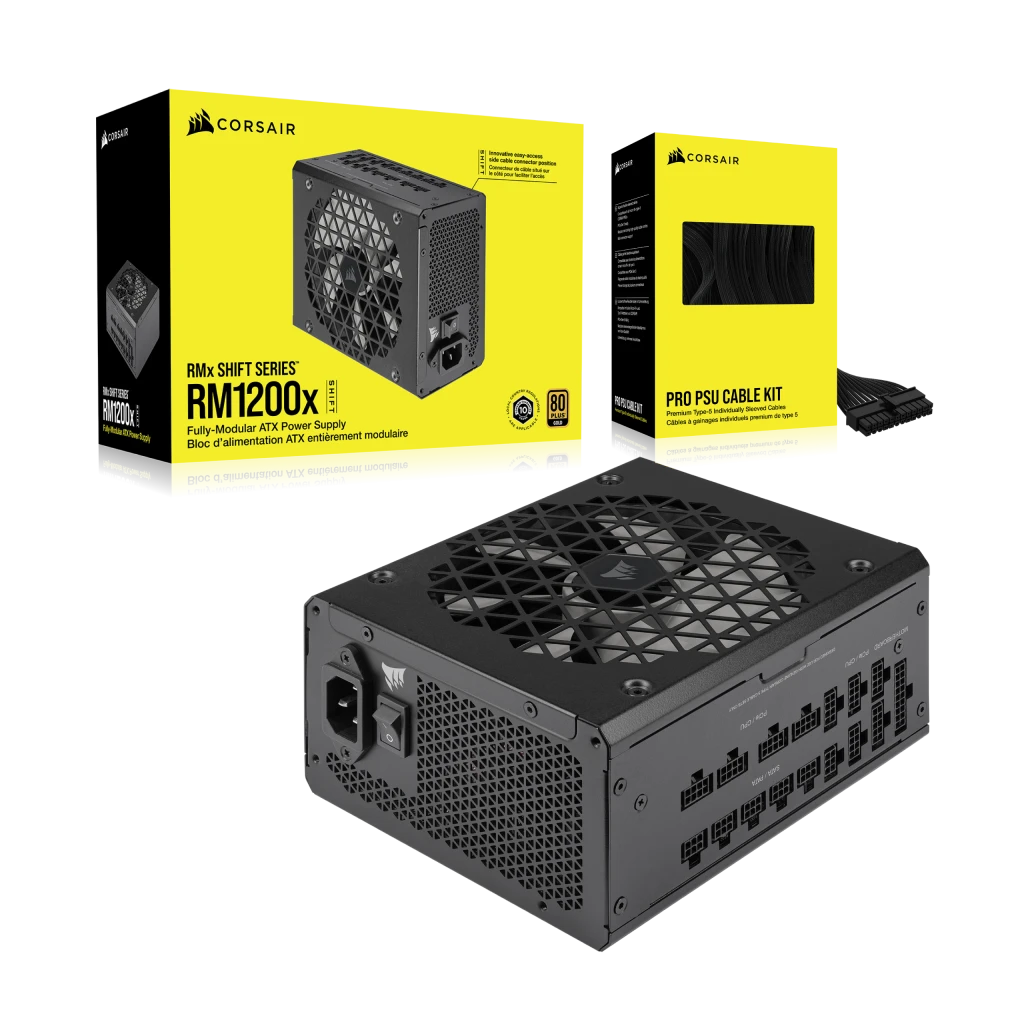【高価値】 プレミアムスリーブ RM1200x ケーブルキット付き Pro Type-5 電源ユニット