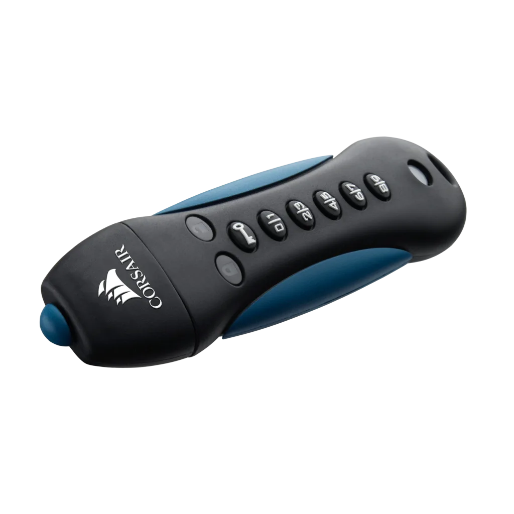 ☆人気商品☆ CORSAIR USB 3.0 Flash B-16GB 123 Corsair CMFPLA3B-16GB USB 3.0 Flash Padlock 3- Black/Blue | eBay