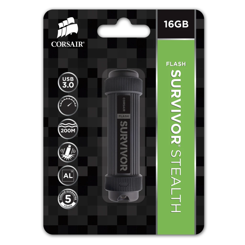Flash Survivor® Stealth 256GB USB 3.0 Flash Drive