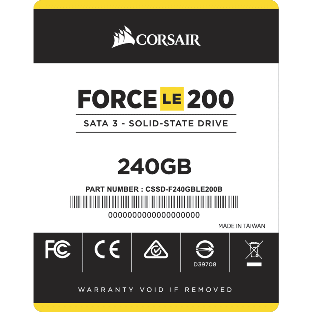 Corsair force new arrivals series le200