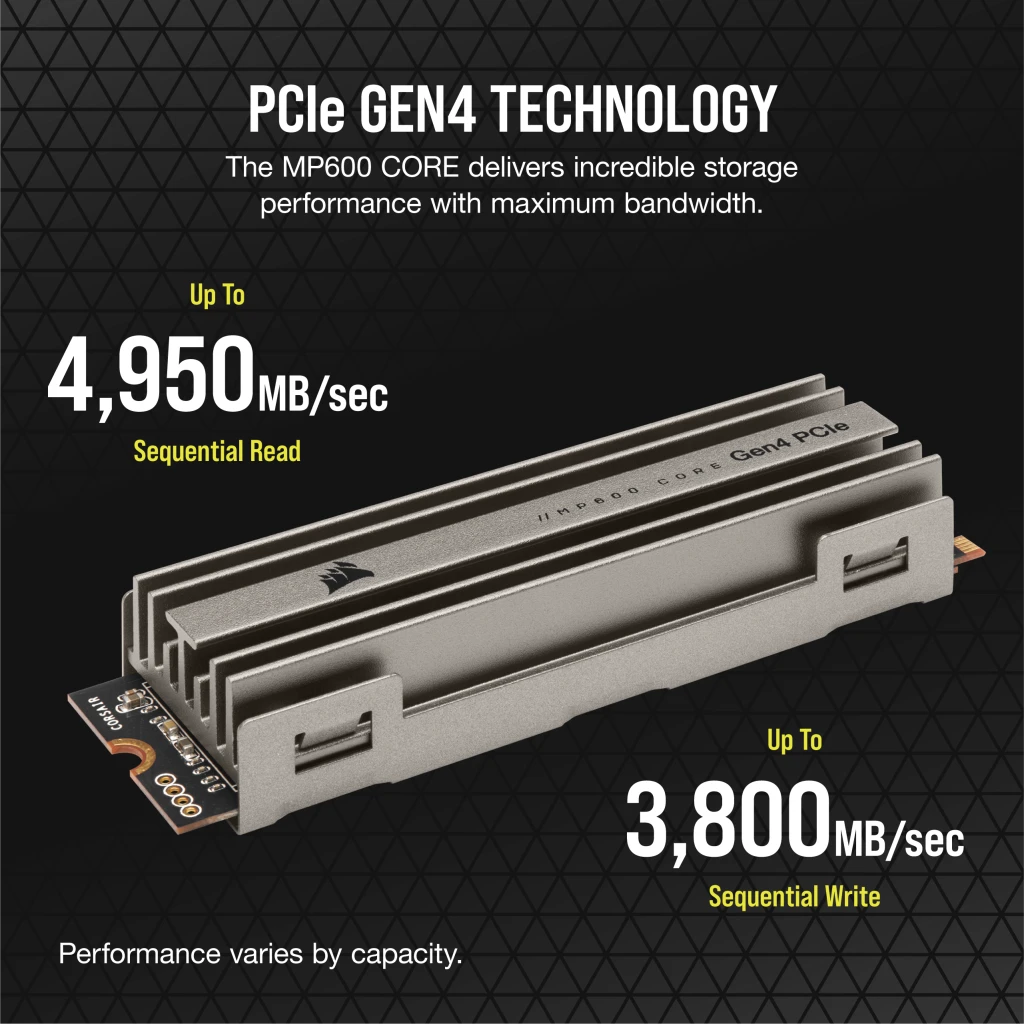 MP600 CORE 2TB M.2 NVMe PCIe Gen. 4 x4 SSD