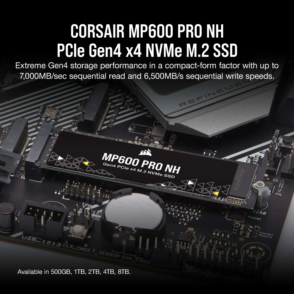 MP600 PRO NH 1TB PCIe 4.0 (Gen 4) x4 NVMe M.2 SSD