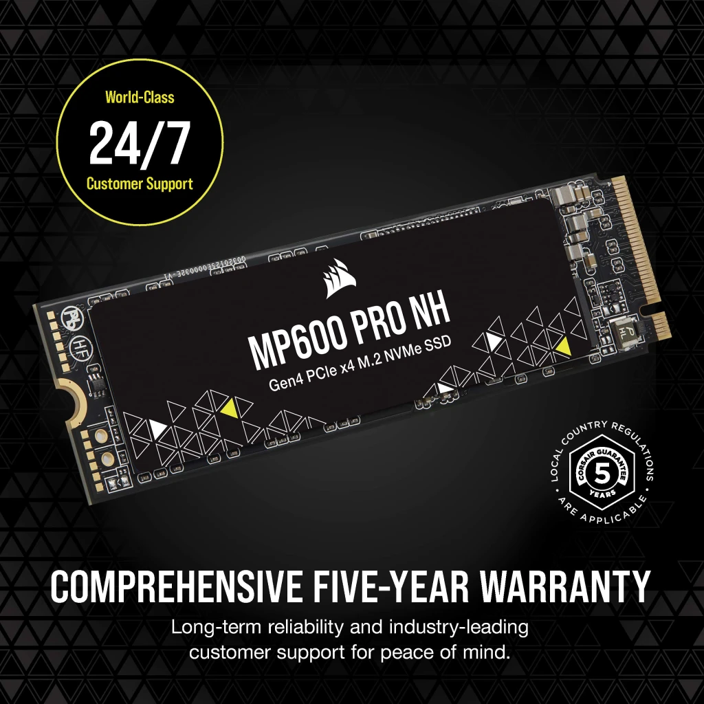CORSAIR MP600 Pro NH 8TB PCIe 4.0 NVMe M.2 Solid State Drive -  CSSD-F8000GBMP600PNH - Solid State Drives 