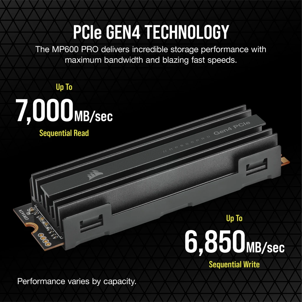 MP600 PRO 1TB M.2 PCIe NVMe 4 Gen. SSD x4