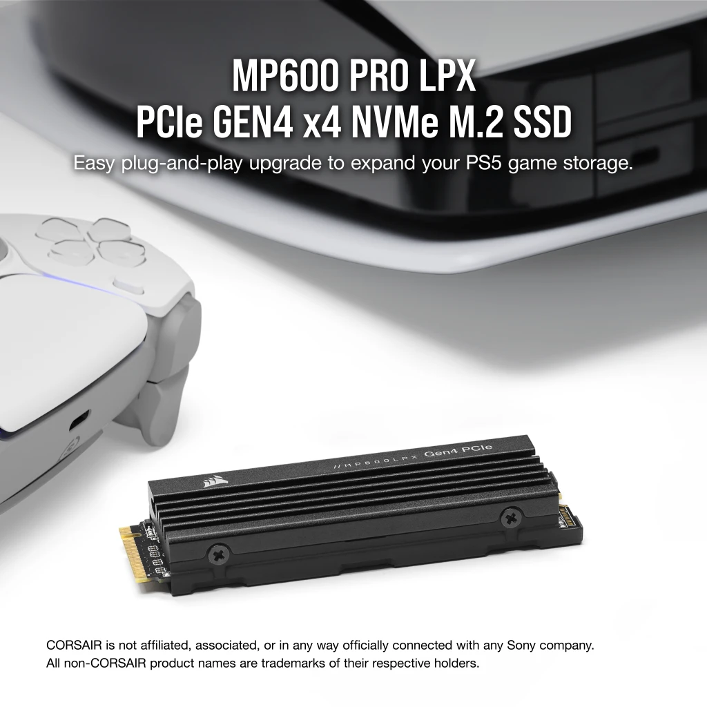 MP600 PRO LPX 8TB PCIe Gen4 x4 NVMe M.2 SSD - PS5* Compatible