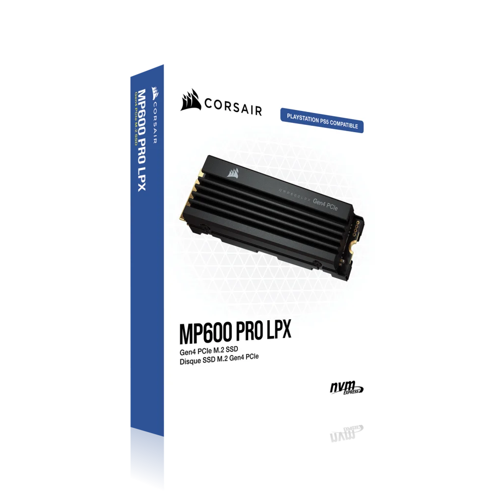 Corsair MP600 PRO LPX 4TB M.2 NVMe SSD for Sony PS5 or PC - won