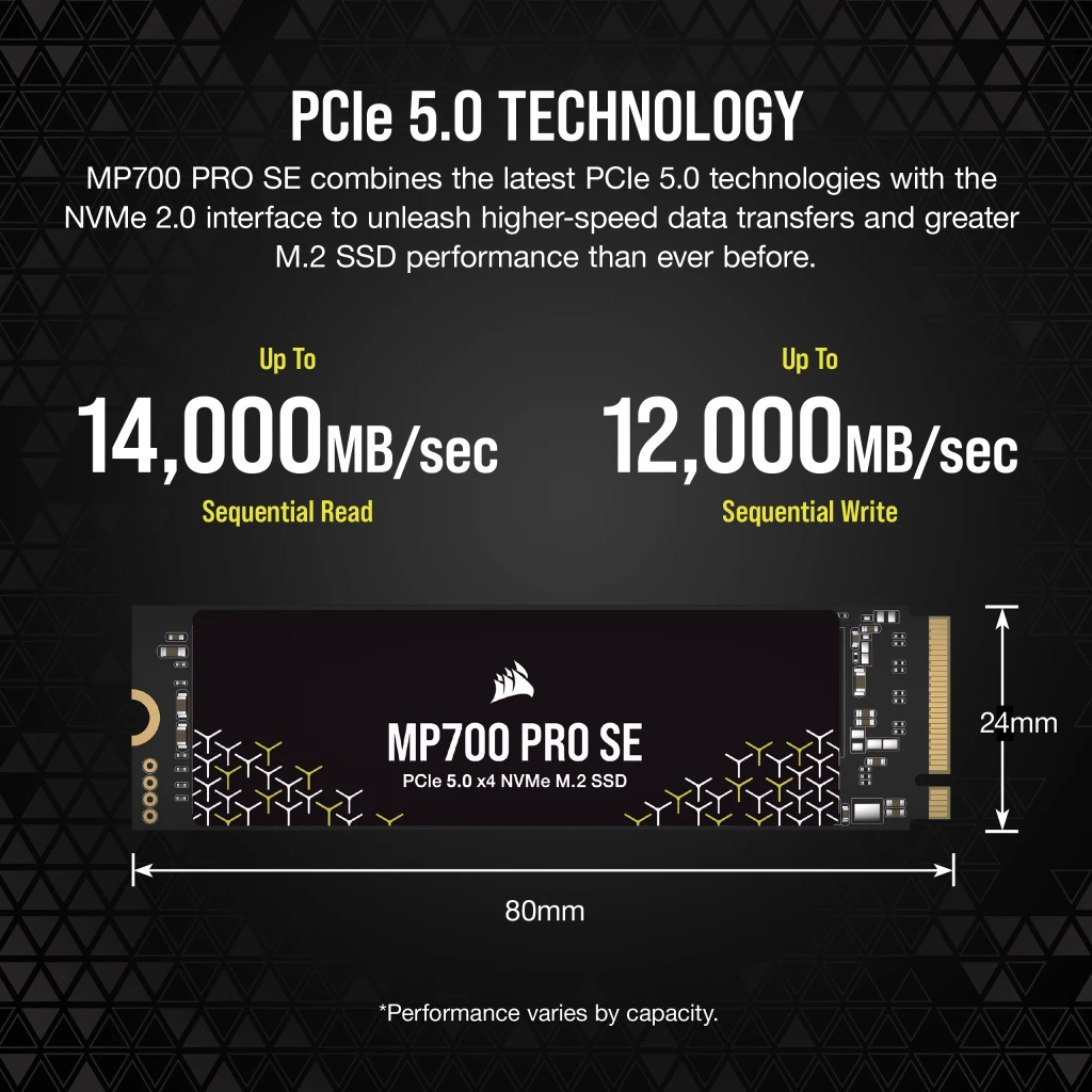 内蔵型SSD CORSAIR MP700 PRO SE SSD gen5 4TB Amazon.com: Corsair MP700 PRO SE 4TB M.2 PCIe Gen5 x4 NVMe