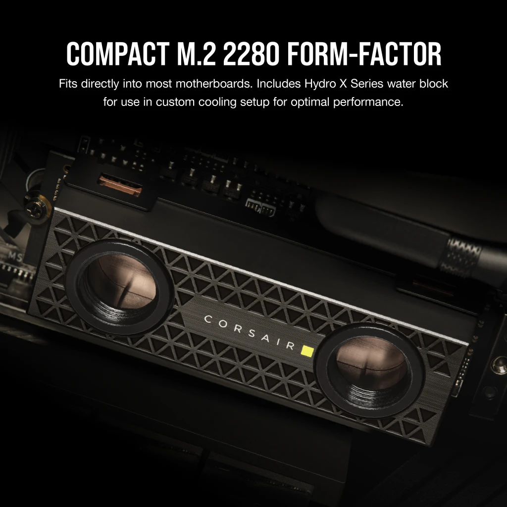 Corsair MP700 PRO SE Hydro X Series 2TB PCIe 5.0 x4 NVMe M.2 SSD thumbnail 7