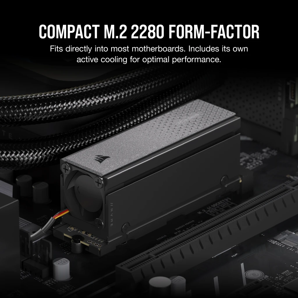 Corsair MP700 PRO SE with Air Cooler 2TB PCIe 5.0 x4 NVMe M.2 SSD thumbnail 7