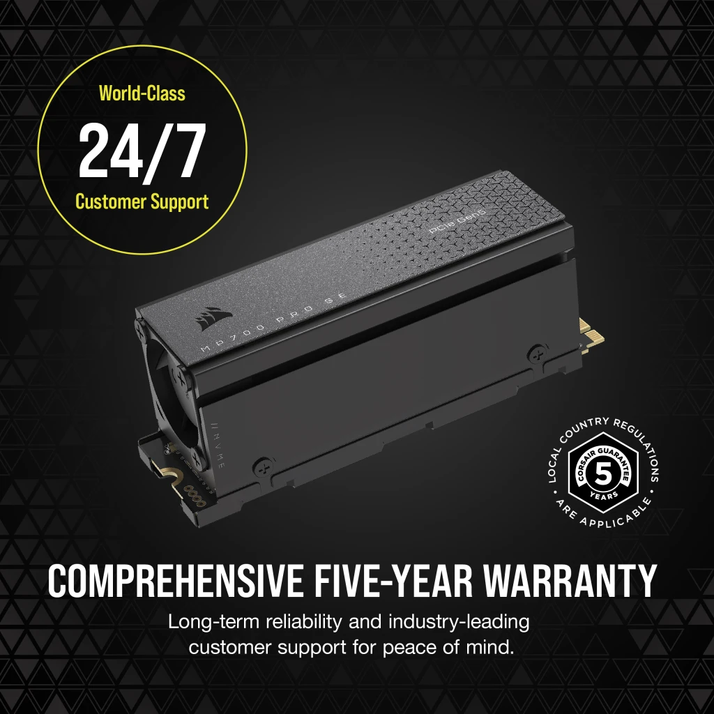 Corsair　MP700 PRO CSSD-F2000GBMP700PNH [ MP700 PRO 2TB PCIe Gen5 x4 NVMe 2.0 M.2 SSD