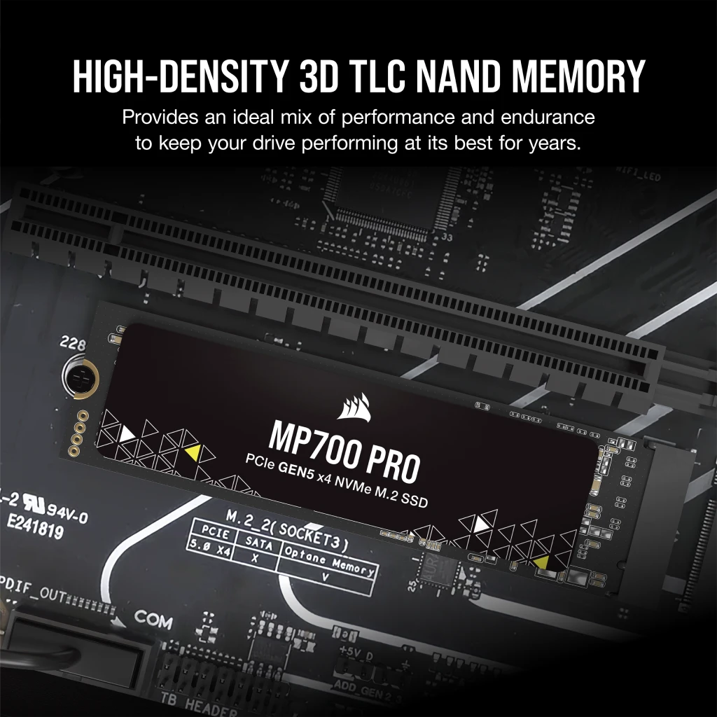 MP700 PRO 4TB PCIe Gen5 x4 NVMe 2.0 M.2 SSD