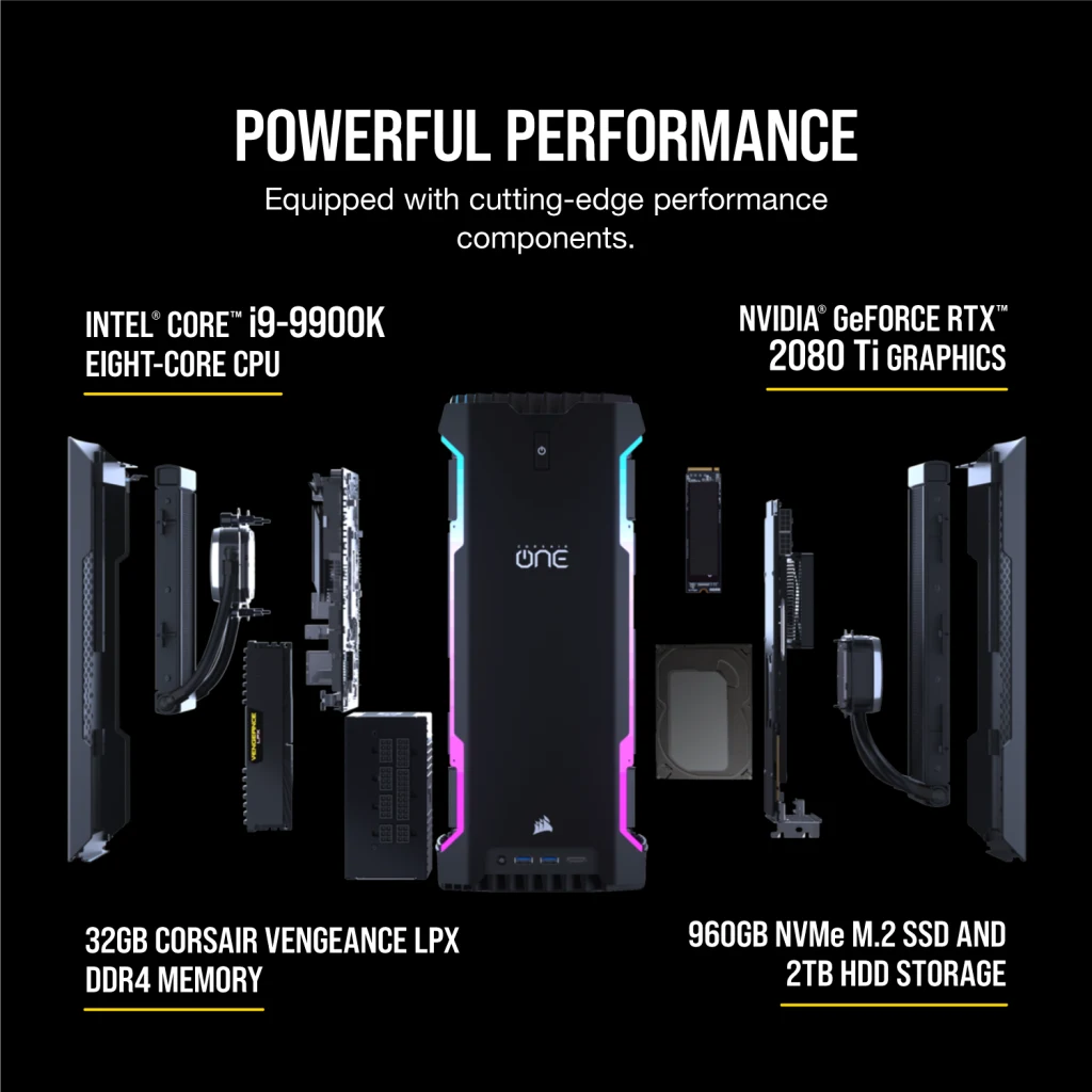 CORSAIR ONE i164 Compact Gaming PC