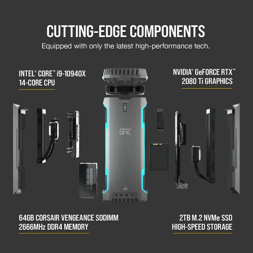 CORSAIR ONE PRO i200 Compact Workstation-Grade PC