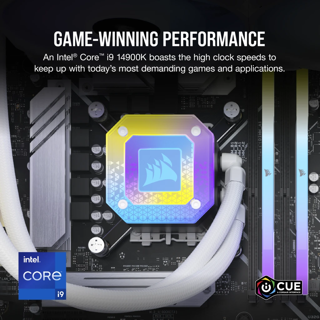 VENGEANCE FROST EDITION i7500 Gaming PC: Intel Core i9-14900K
