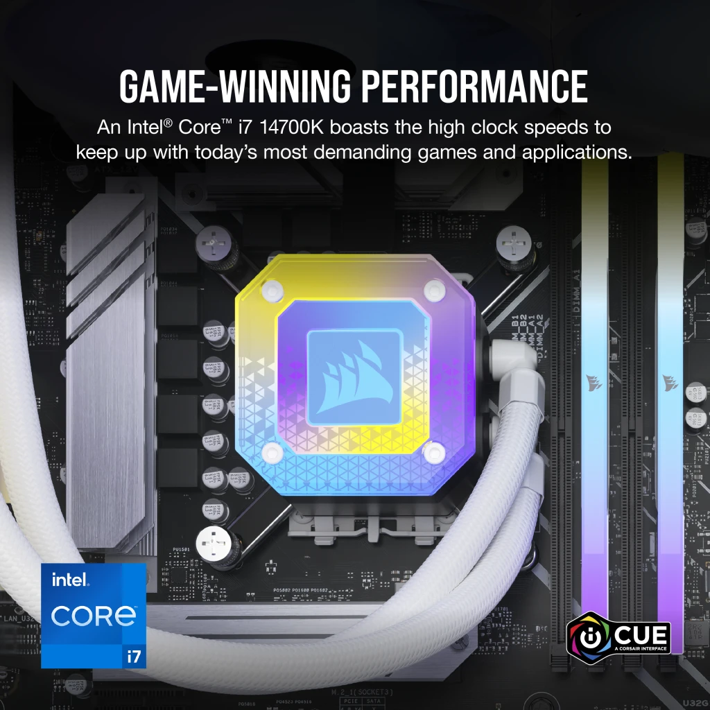 VENGEANCE i7500 Gaming PC: Intel Core i7-14700K, NVIDIA RTX 4070